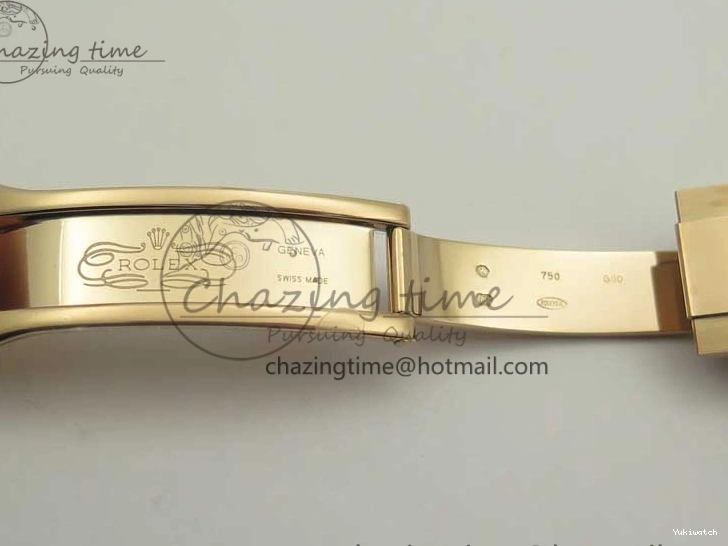 On Daytona Gold Black Super Clone Best Dial 116515 Edition 1:1 Rubber A4130 Strap Rose V2 ARF 1229